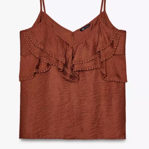 Zara Terracotta Ruffle set - Picture 5 of 14